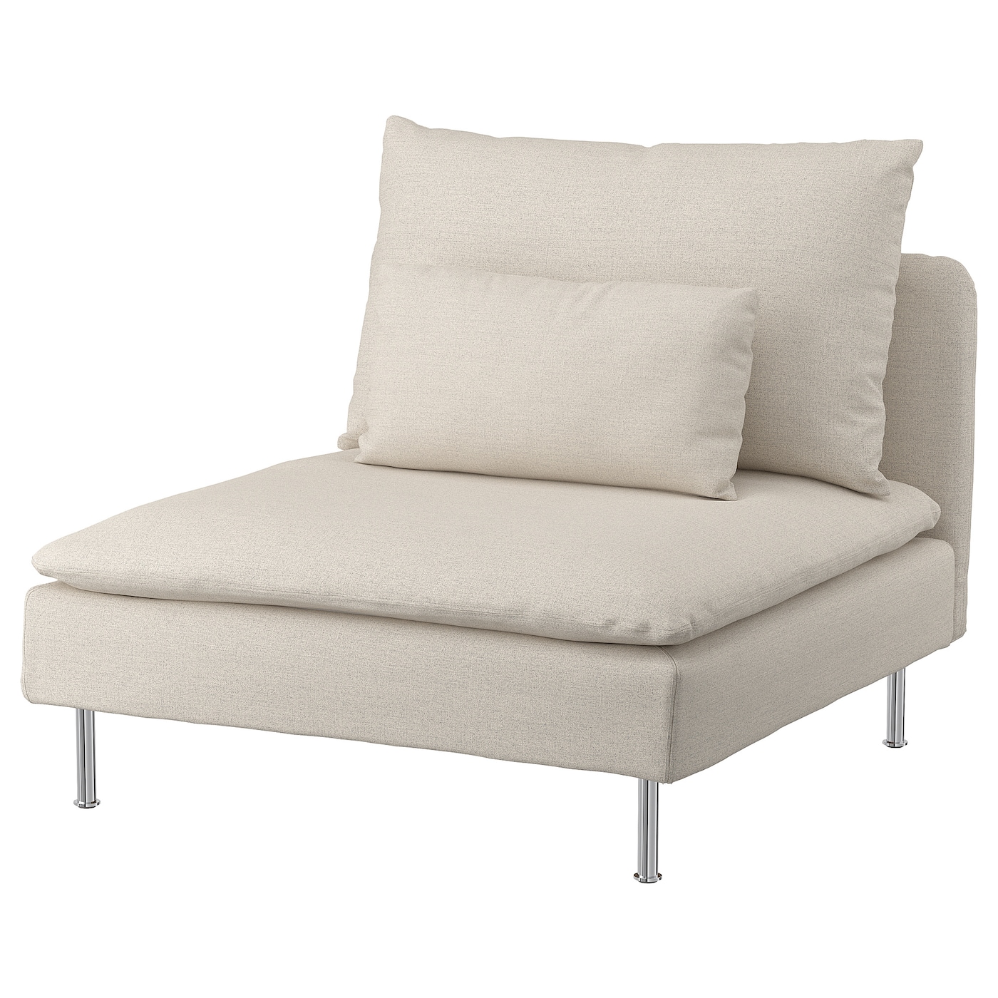 IKEA SÖDERHAMN sekcja 1-osobowa, Gunnared beżowy, Szerokość: 93 cm