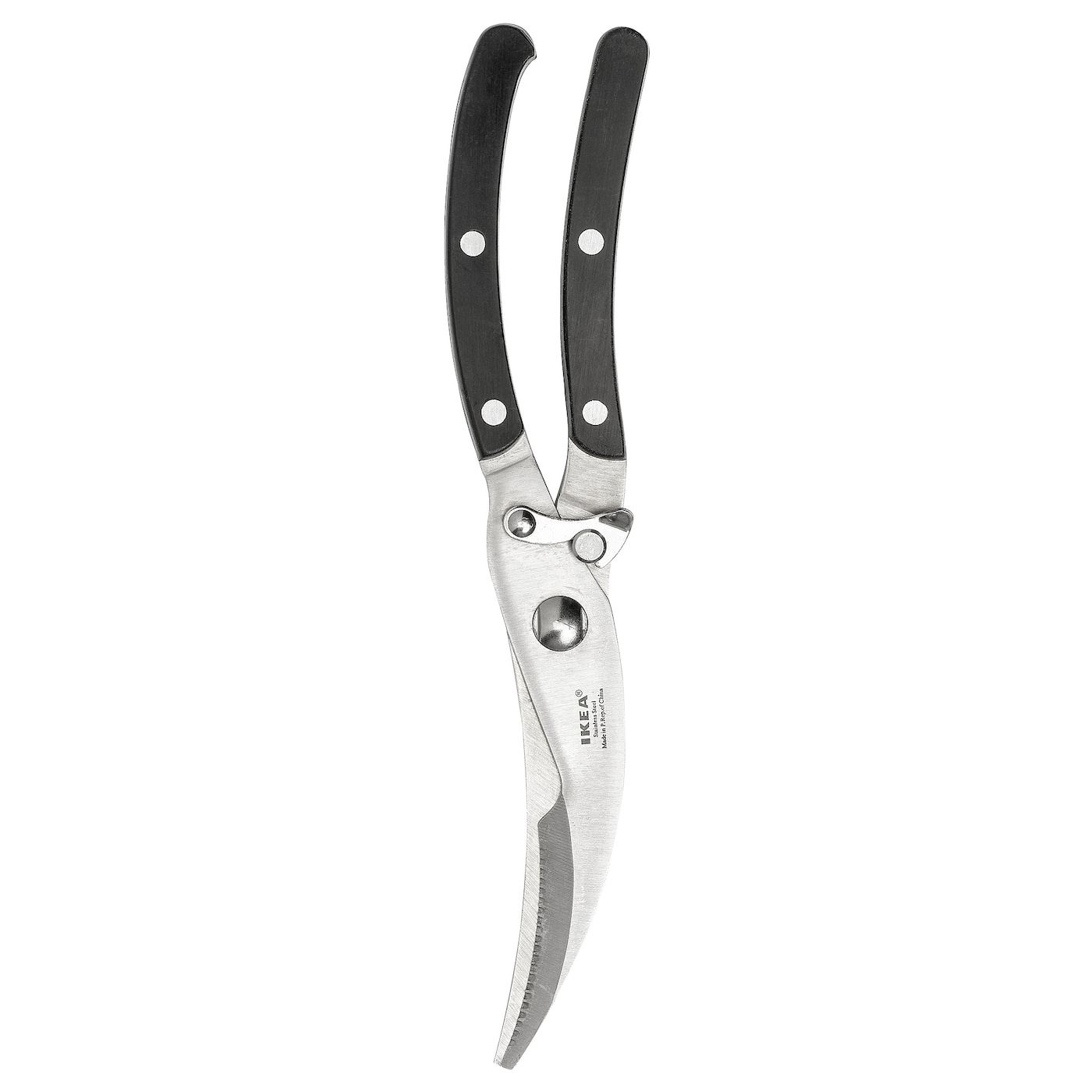 IKEA PRESTERA nóżyce do ryb i drobiu, czarny, Długość: 24.5 cm