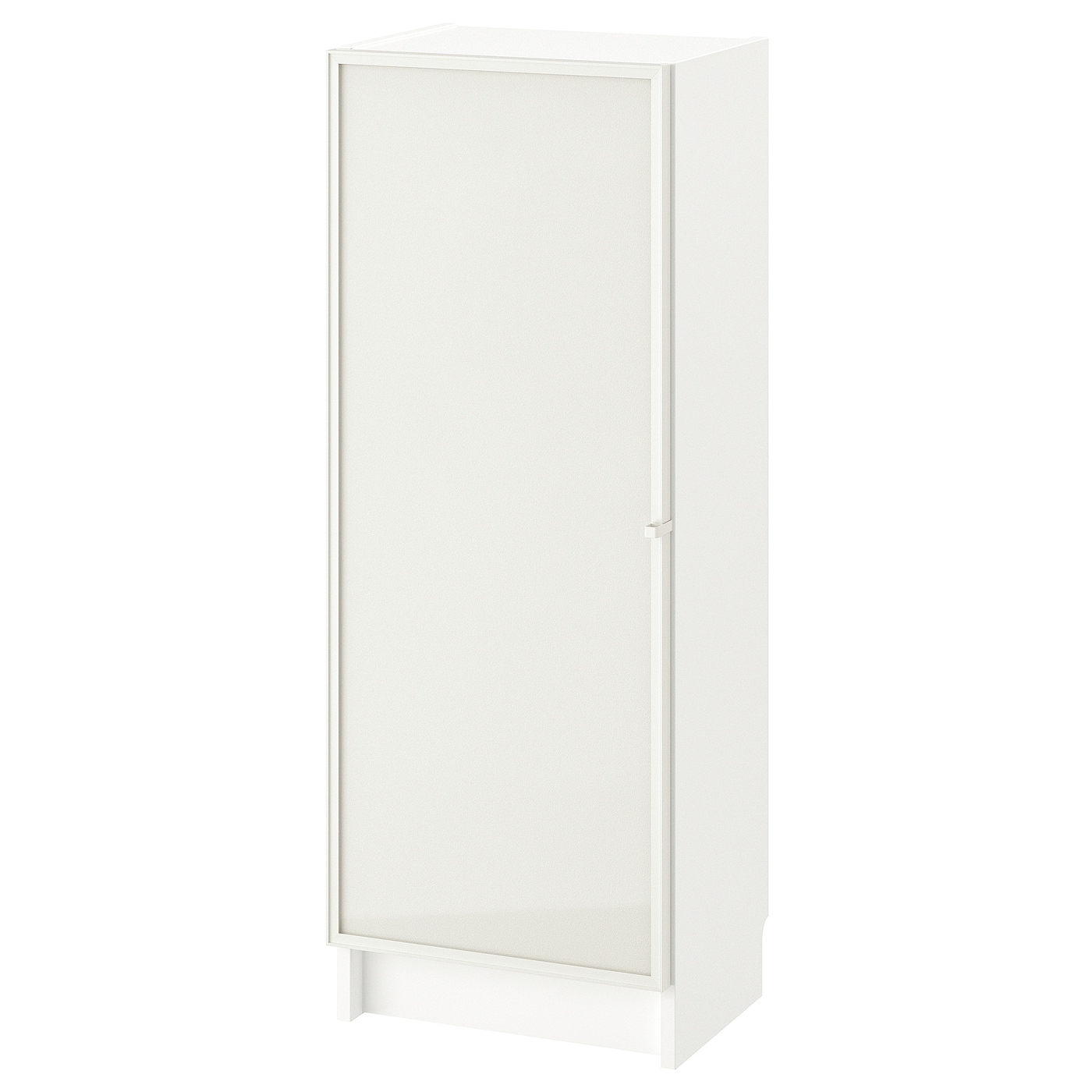 IKEA BILLY / HÖGBO kombinacja regałowa szklane drzwi, biały, 40x30x106 cm