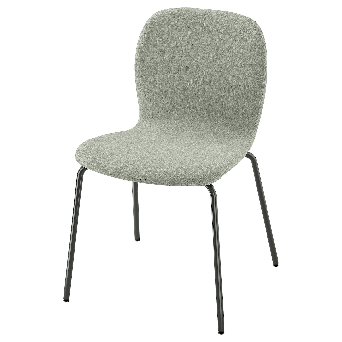IKEA KARLPETTER krzesło, Gunnared jasnozielony/Sefast czarny, Przetestowano dla: 110 kg