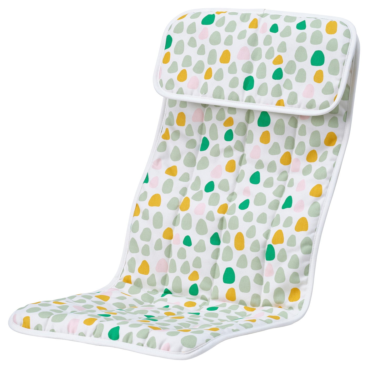 IKEA POÄNG Poduszka na fotel dziecięcy, Ulvsby/wzór w kropki