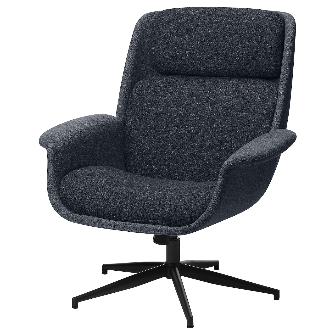 IKEA ÄLEBY fotel obrotowy, Gunnared średnioszary/ciemnoszary, Szerokość: 86 cm