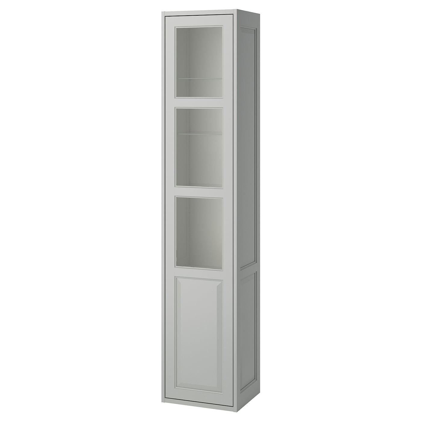 IKEA TÄNNFORSEN szafka wysoka/drzwi, jasnoszary, 40x35x195 cm