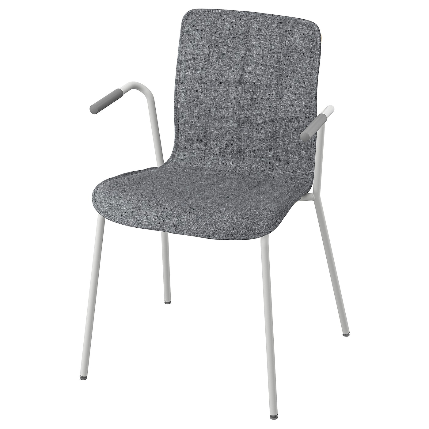 IKEA LÄKTARE krzesło konferencyjne, średnioszary/biały, Przetestowano dla: 110 kg
