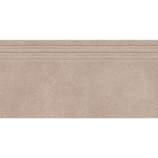 Gres szkliwiony stopnica ARES mocca mat 29,8x59,8 gat. I