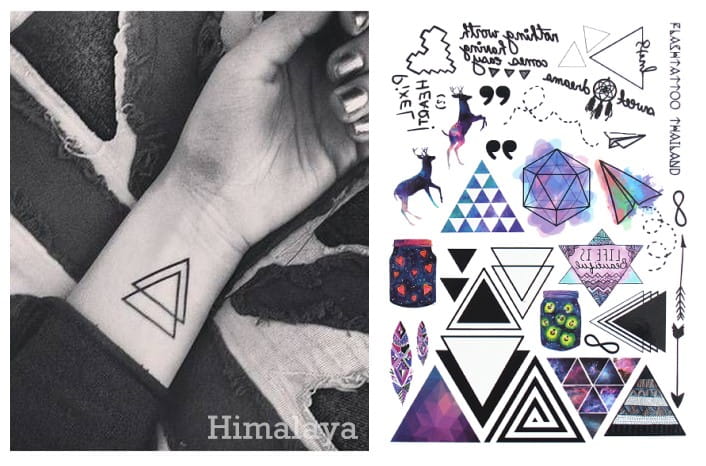 Tatuaże wodoodporne GEOMETRYCZNE WZORY