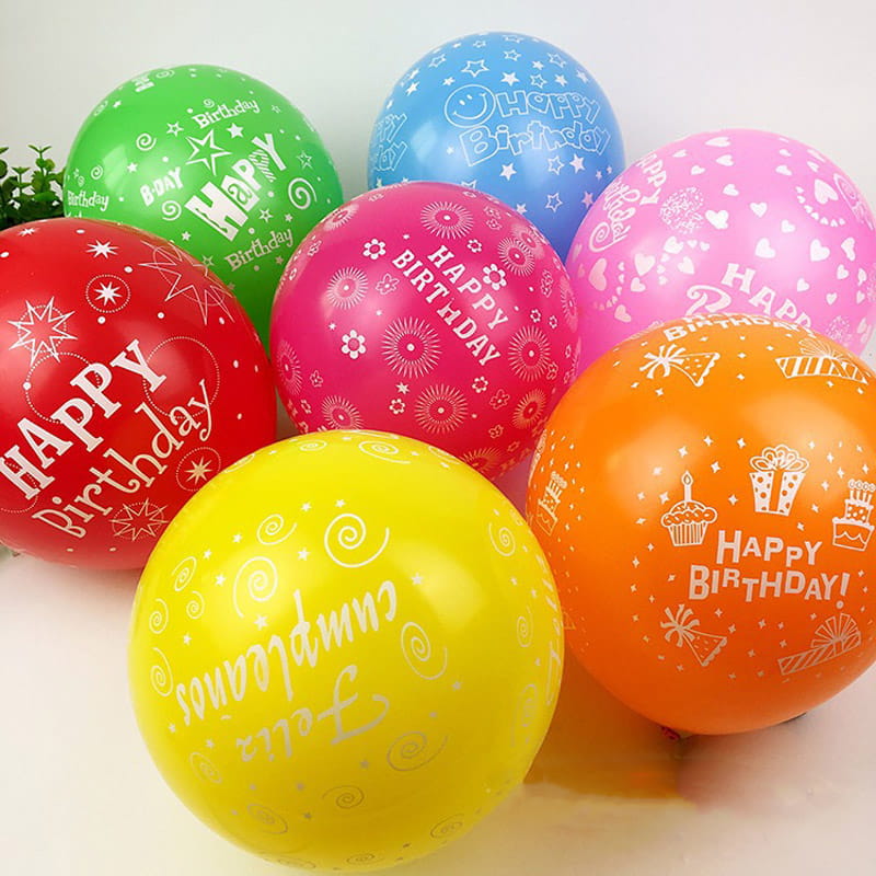 50 SZTUK BALONÓW URODZINOWYCH BALONY URODZINY