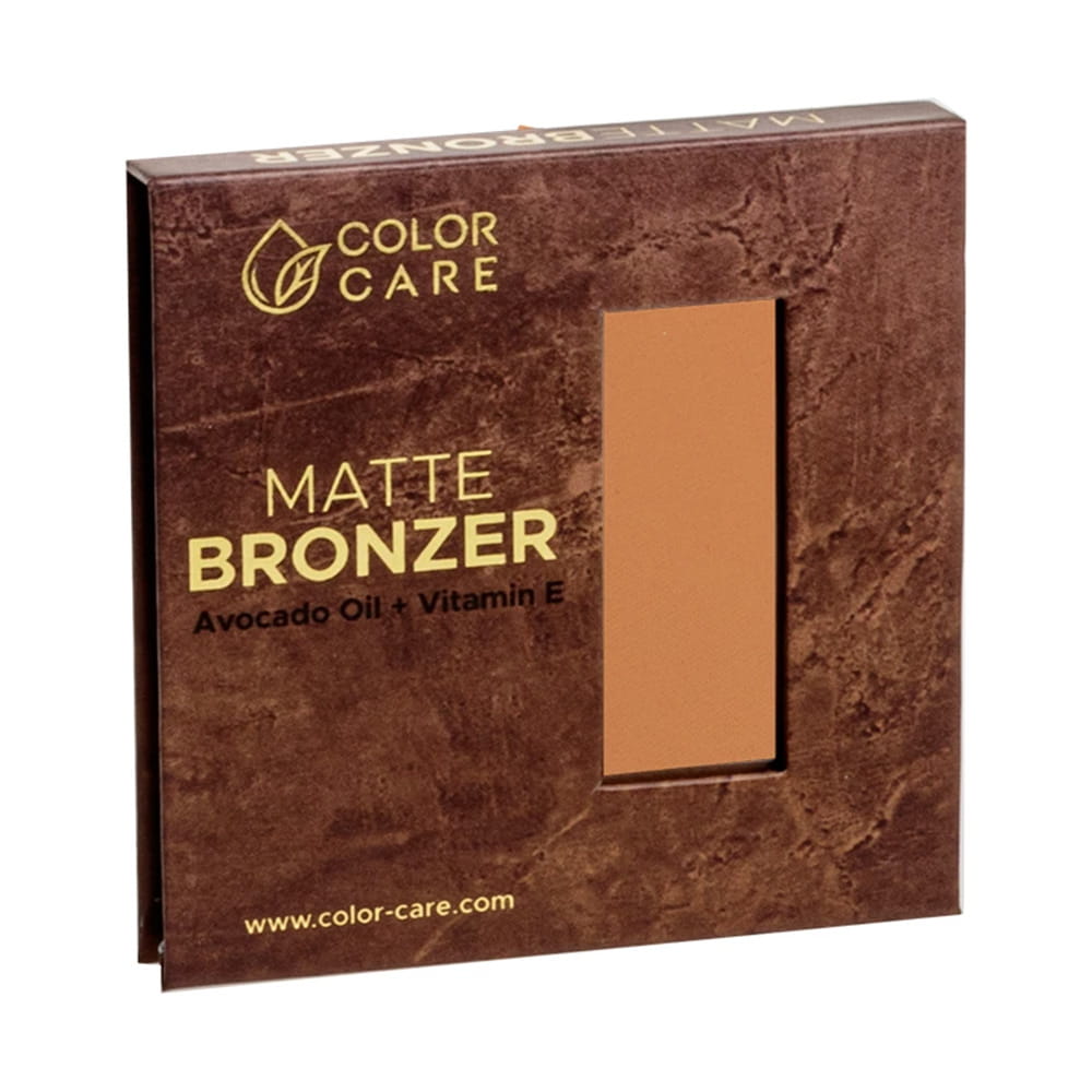 Bronzer matowy do twarzy Color Care 01 carmel 8g