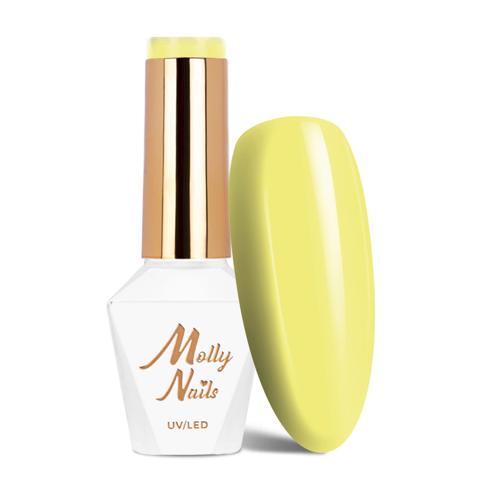 Lakier hybrydowy Molly Nails Cocktails & Drinks Mojito Sunrise HEMA/Di-HEMA Free 8g Nr 11