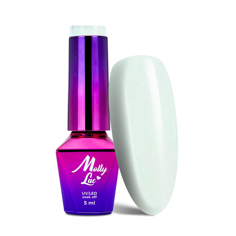 Lakier hybrydowy MollyLac BonBons Peppermint 5 ml Nr 458