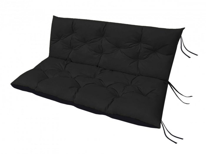 Poduszka ogrodowa na huśtawkę - 150x60x50 wz. Czarny