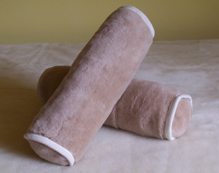 wałek wełniany camel jasny dł. 45cm