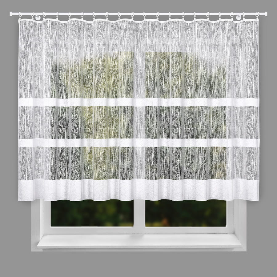 Firanka 18352 wymiar 300x140, 400x140, 500x140, 300x160, 400x160, 500x160, 300x180, 400x180, 500x180, 500x230, 500x250 / kolor biały