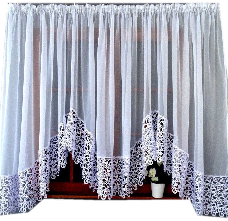 Firanka gotowa z woalu 300x120 cm firana do salonu