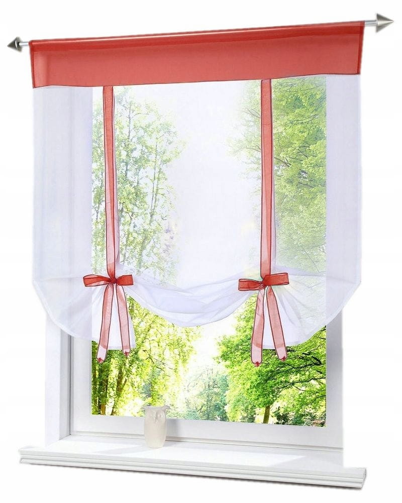 FIRANKA GOTOWA PANEL WSTAWKA CZERWIEŃ 150X150 WOAL