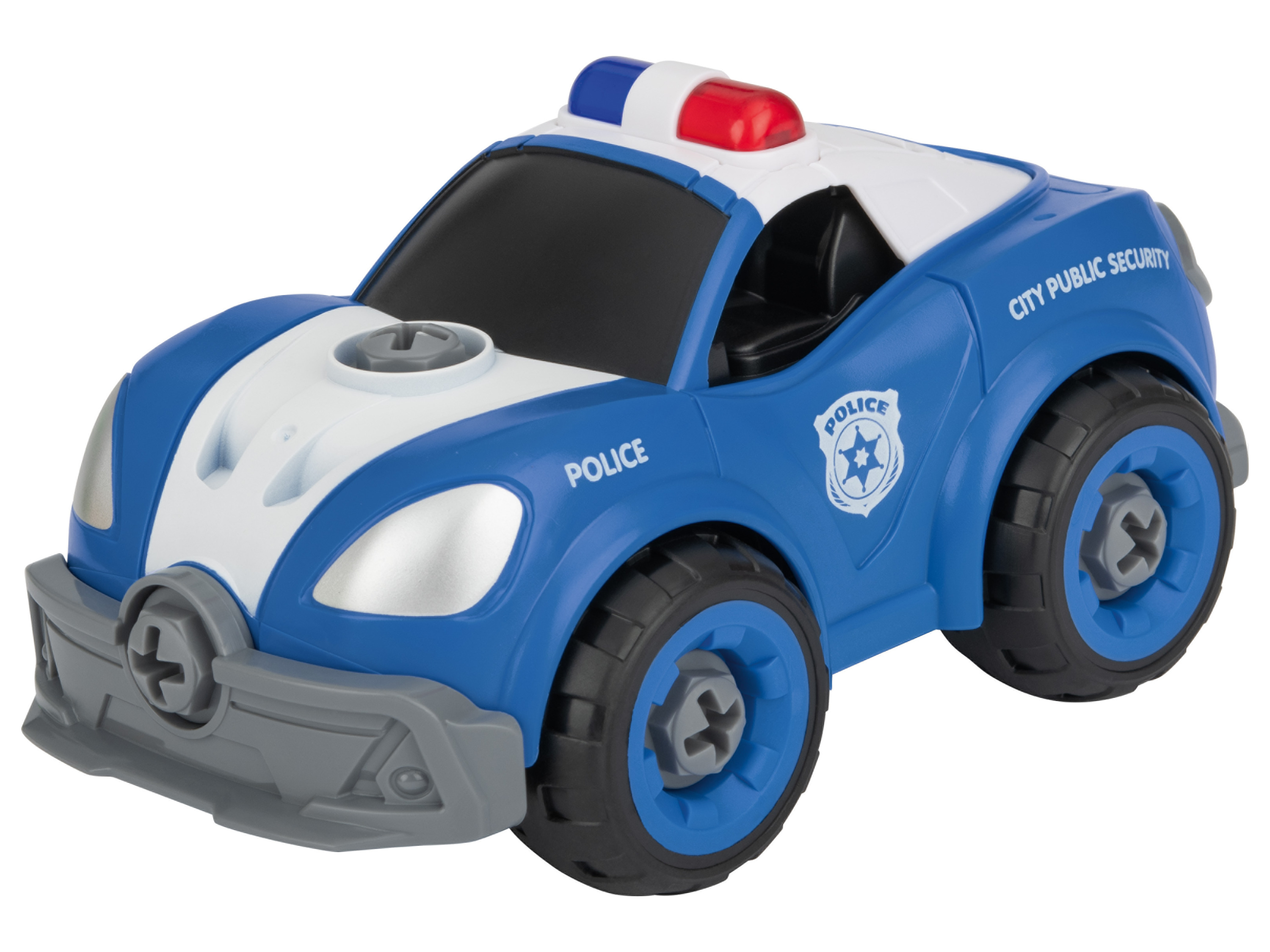 Playtive Samochód zdalnie sterowany 2 w 1 Policja