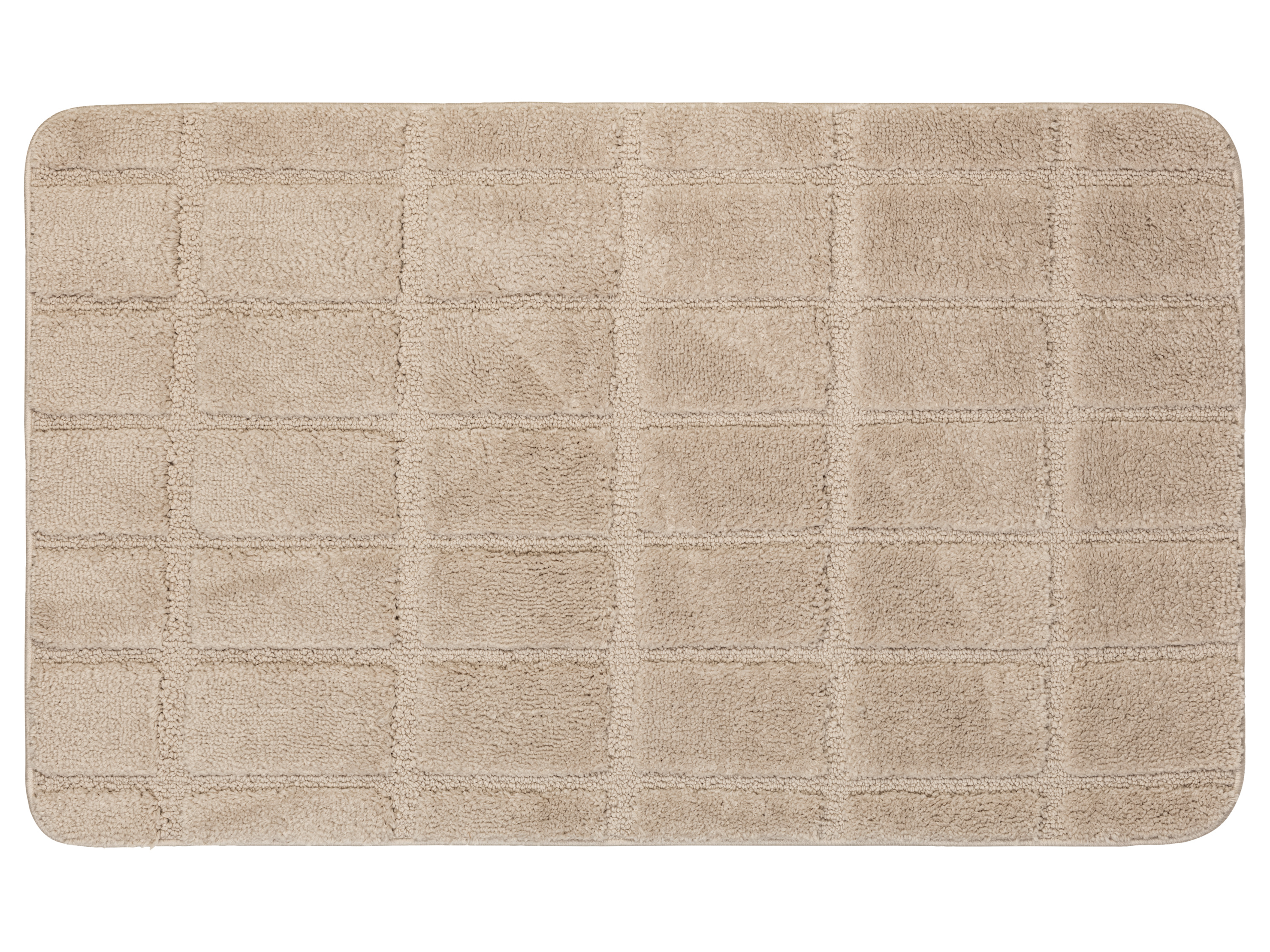 Livarno home Dywanik łazienkowy 60 x 100 cm Beżowy