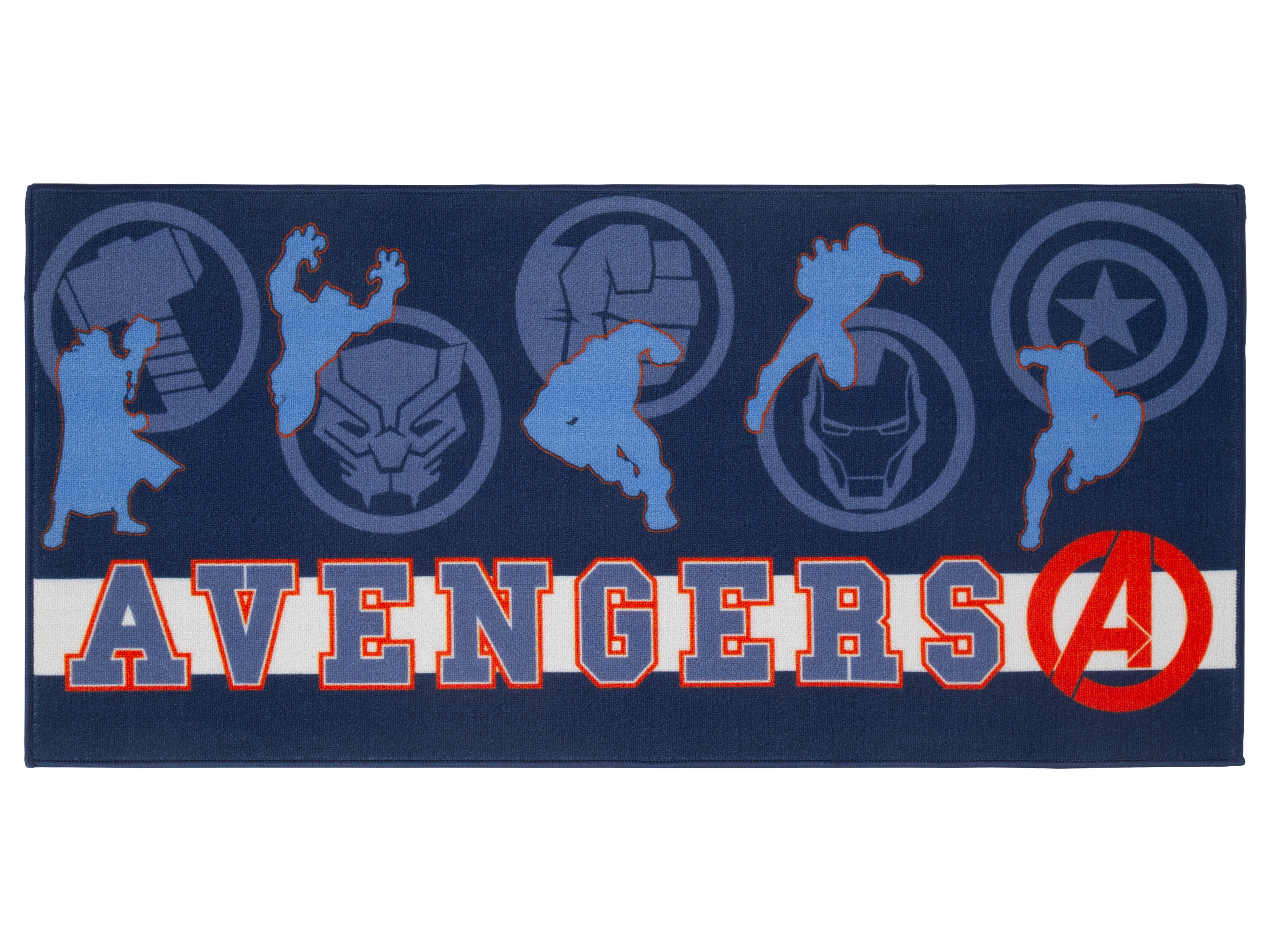 Dywanik z krótkim włosiem, antypoślizgowy spód Avengers
