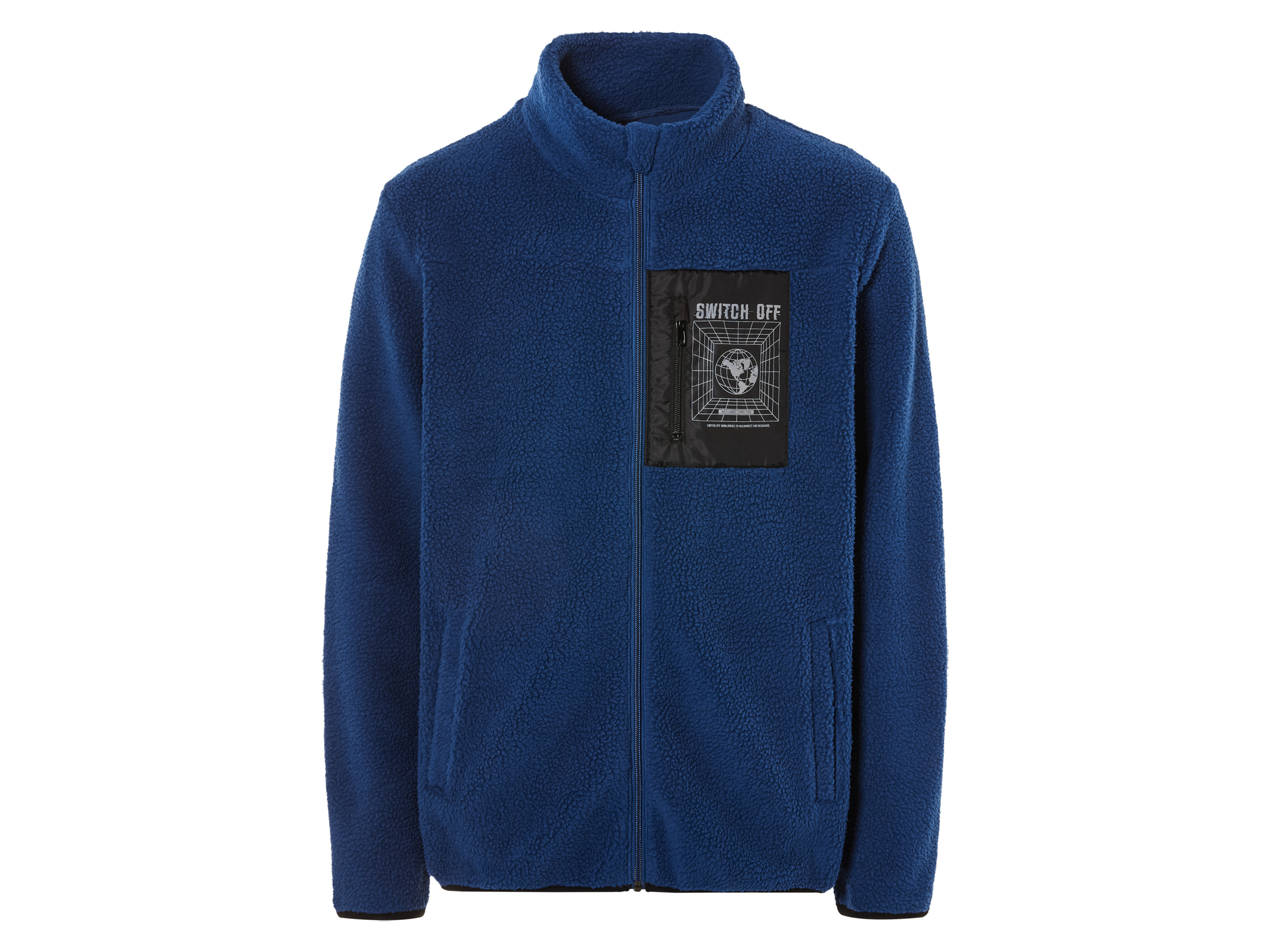 Livergy Kurtka męska z polarem sherpa M 48/50, Granatowy