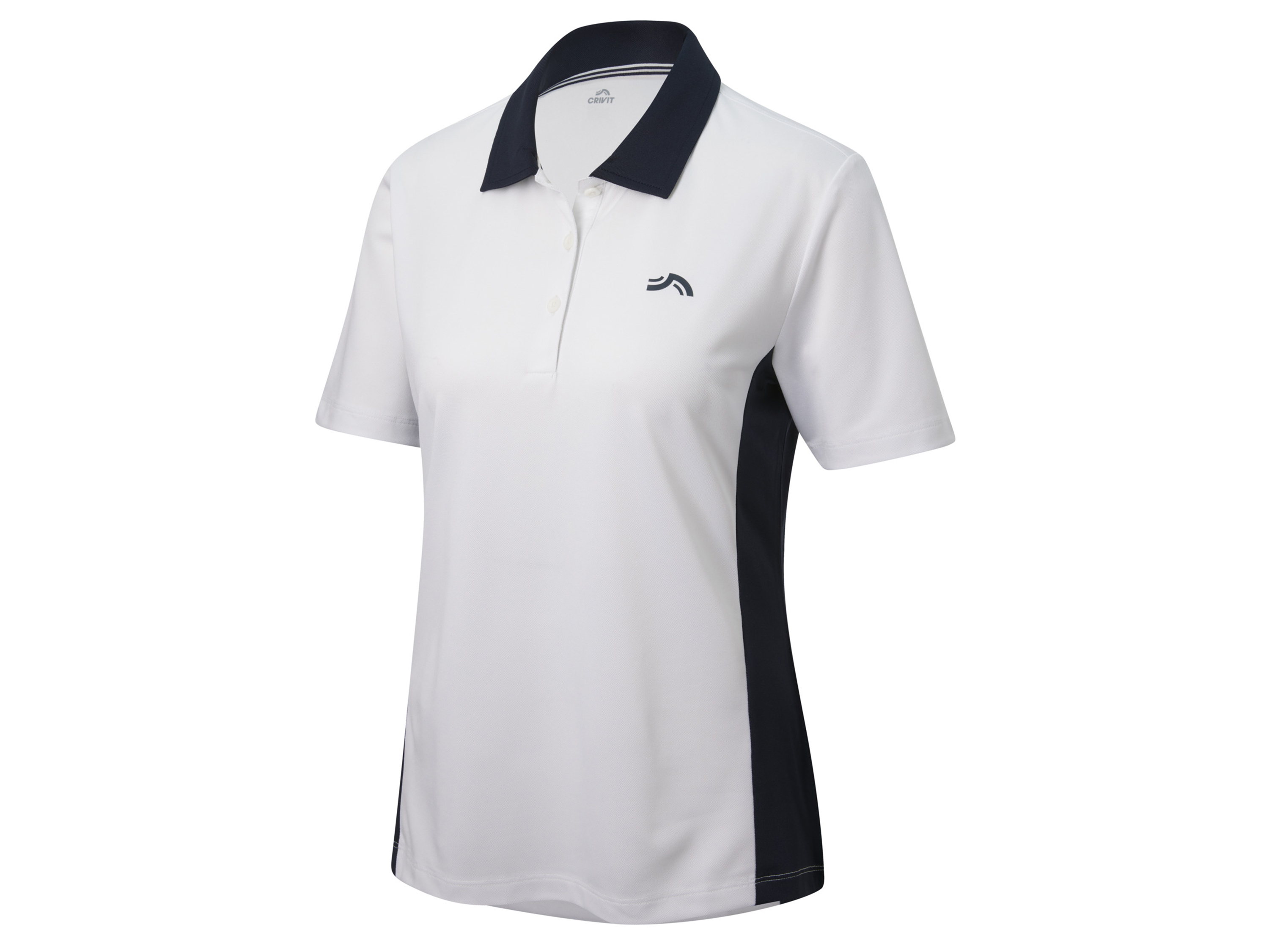 Crivit Koszulka funkcyjna lub polo damska pikowana Biały, Xl48/50