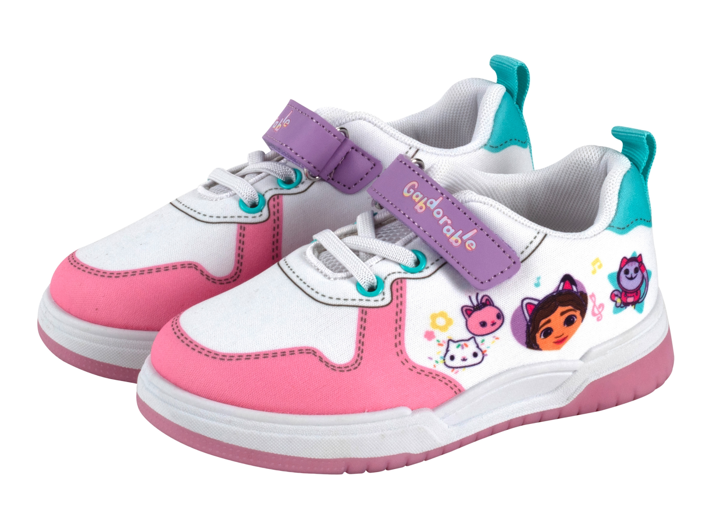 Buty dziecięce, sznurowane i na rzepy 24, domek dla lalek gabbys