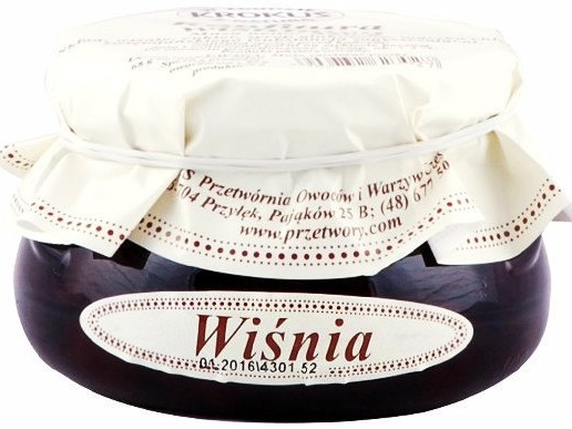 Konfitura z Wiśniami 320 g - Piekarnie Cukiernie Putka