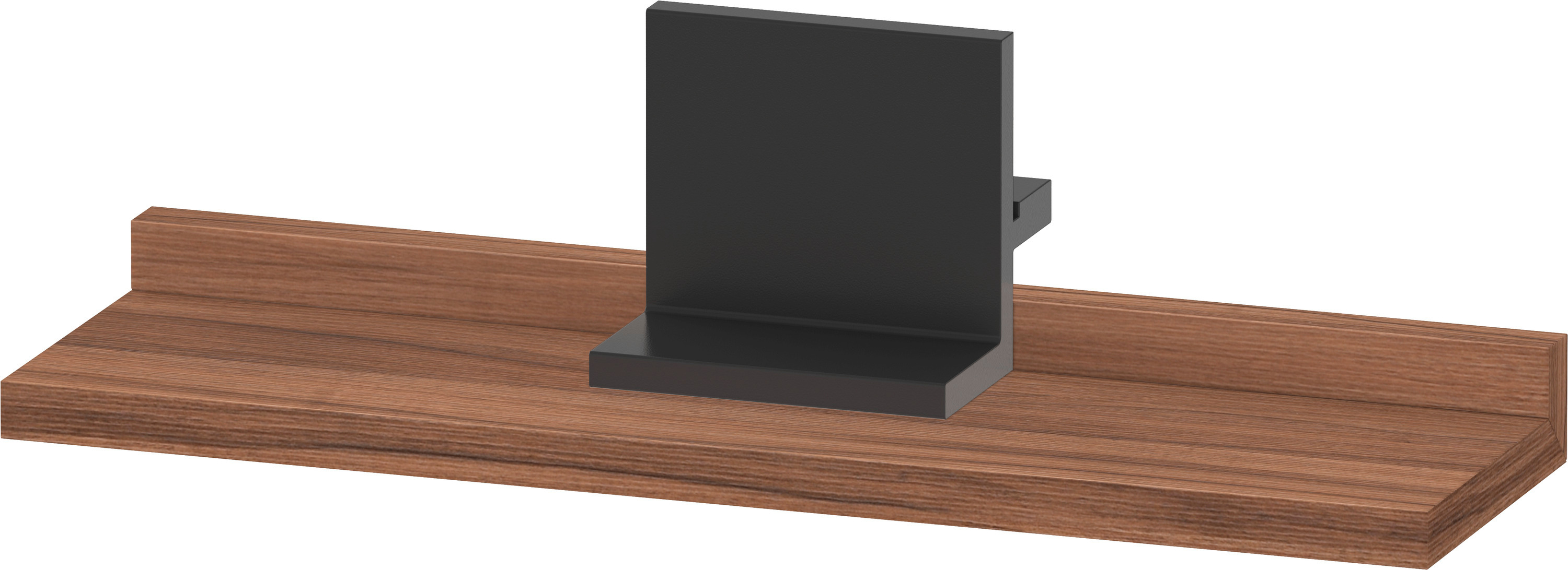 Darmowa Dostawa - Półka 40 cm czarna-orzech Duravit Sivida SV74300BD790000