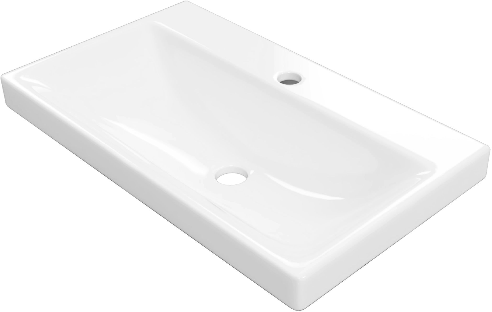 Darmowa Dostawa - Umywalka 64x37 cm prostokątna meblowa biała Excellent Blanko CENL6317650WH