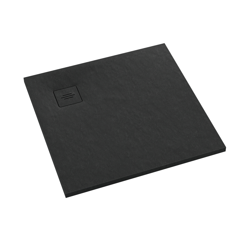 Darmowa Dostawa - Brodzik kwadratowy 90x90 cm czarny Schedline Collection Protos Black Stone 3SPP1K9090CSTM1CST