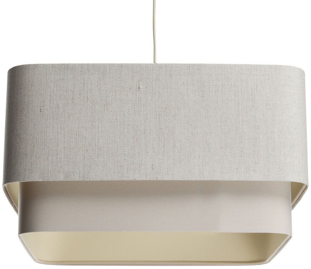Darmowa Dostawa - Lampa wisząca 1x60 W kremowa-beżowa BPS Koncept Kwadro duo KWD002