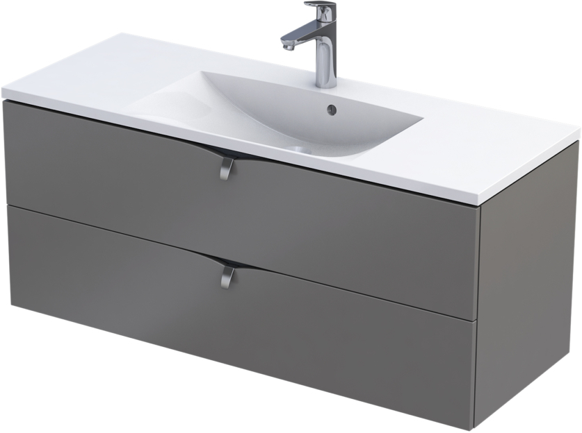 Darmowa Dostawa - Szafka wisząca podumywalkowa 119.6x45.5 cm Oristo Siena OR45SD2S12012