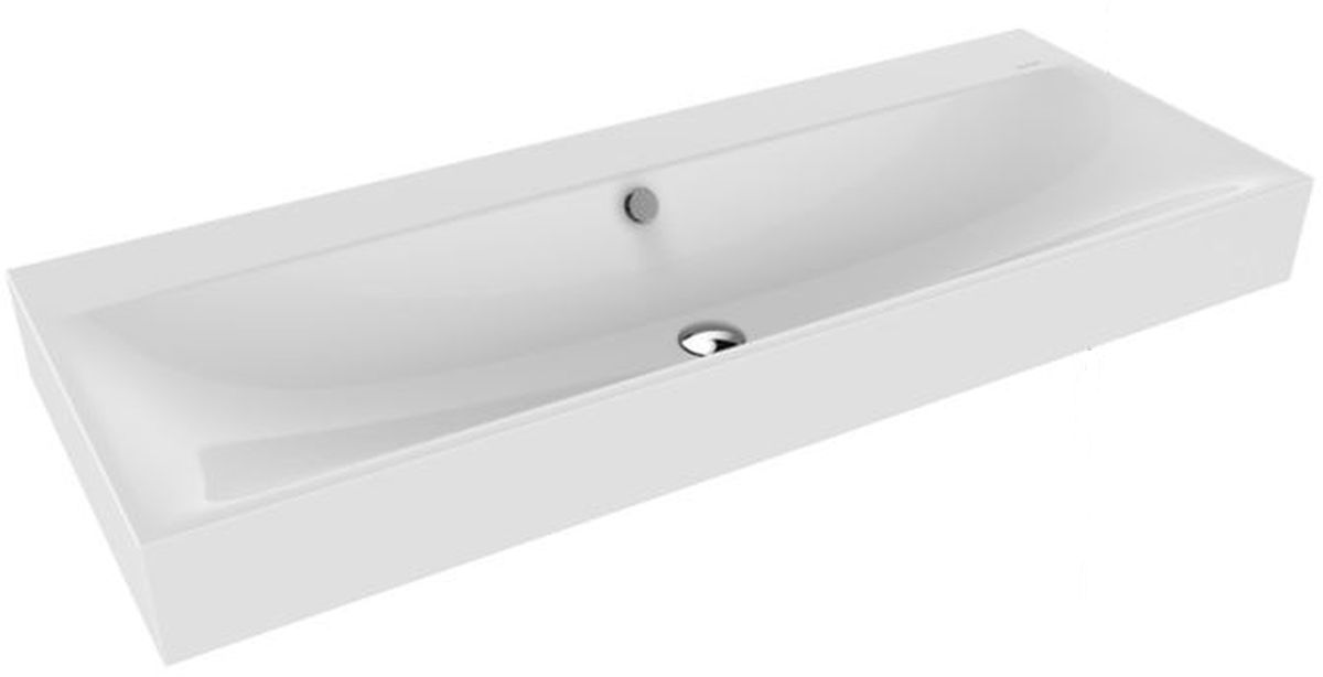 Darmowa Dostawa - Umywalka 120x46 cm prostokątna ścienna biała Kaldewei Silenio 904506003001
