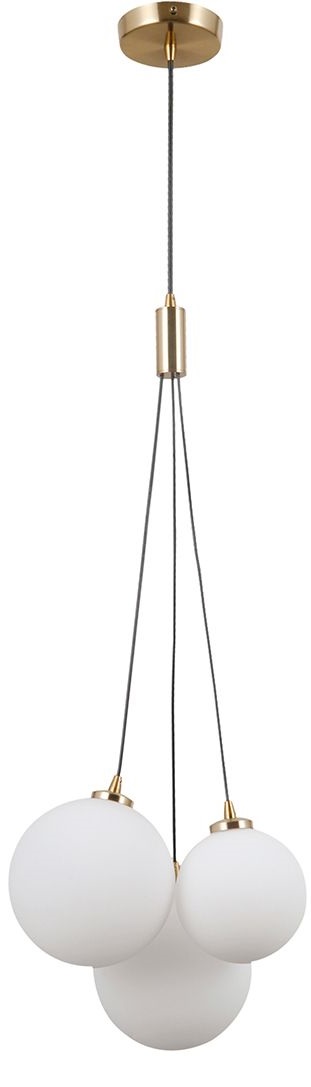 Darmowa Dostawa - Lampa wisząca 3x5 W mosiądz Italux Perlos PND544563HB