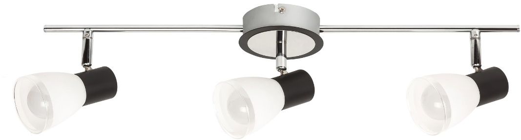 Darmowa Dostawa - Lampa podsufitowa 3x40 W biała-czarna Rabalux Ati 5978