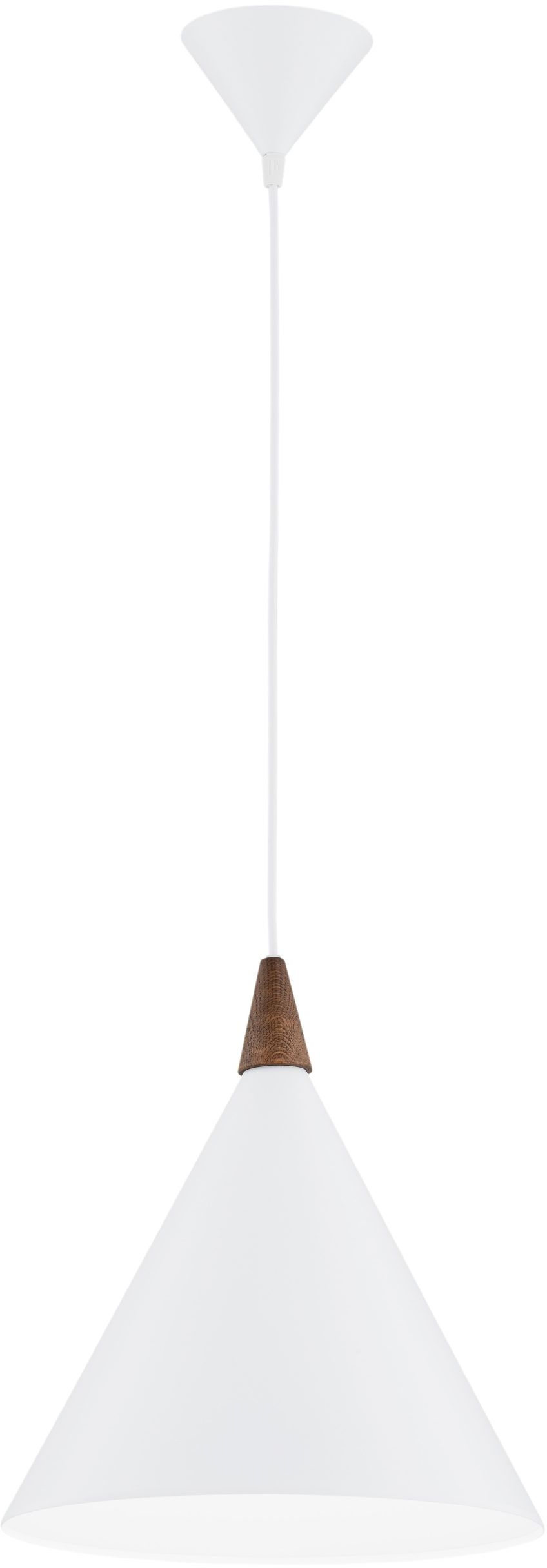 Darmowa Dostawa - Lampa wisząca 1x15 W biała-drewno Argon Kegel 8631