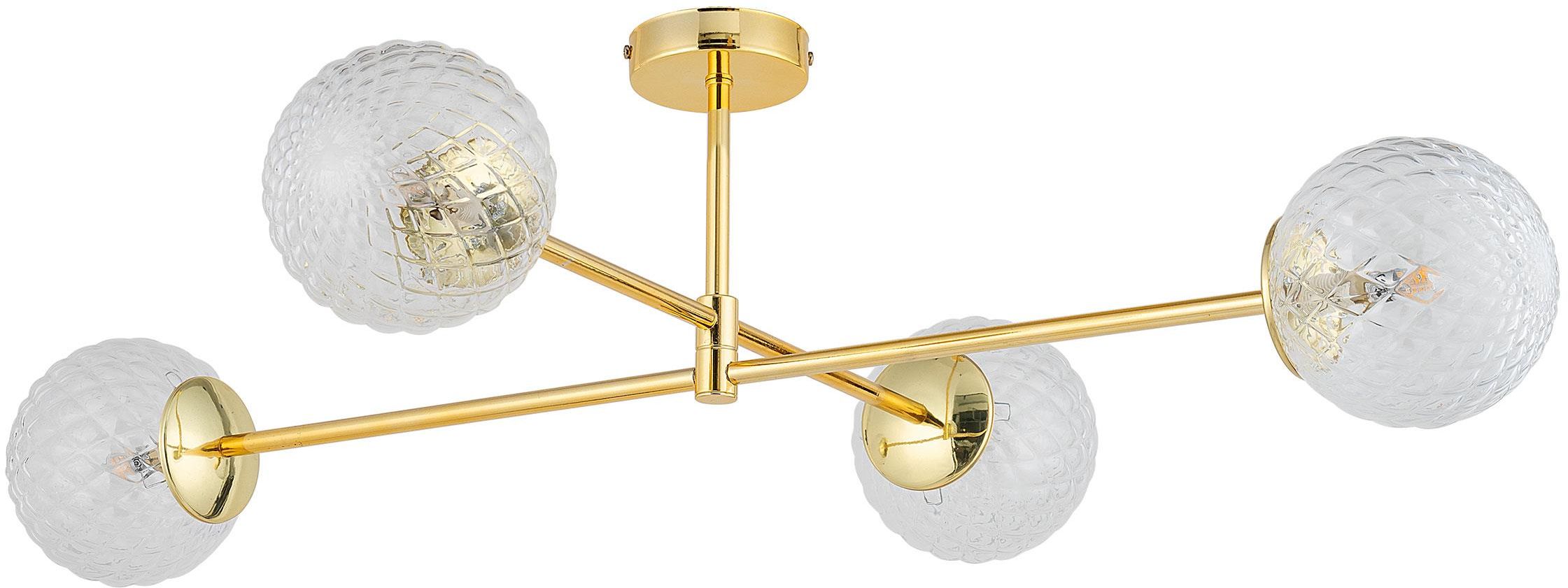 Darmowa Dostawa - Lampa podsufitowa 4x6 W przezroczysty TK Lighting Cadix 4607
