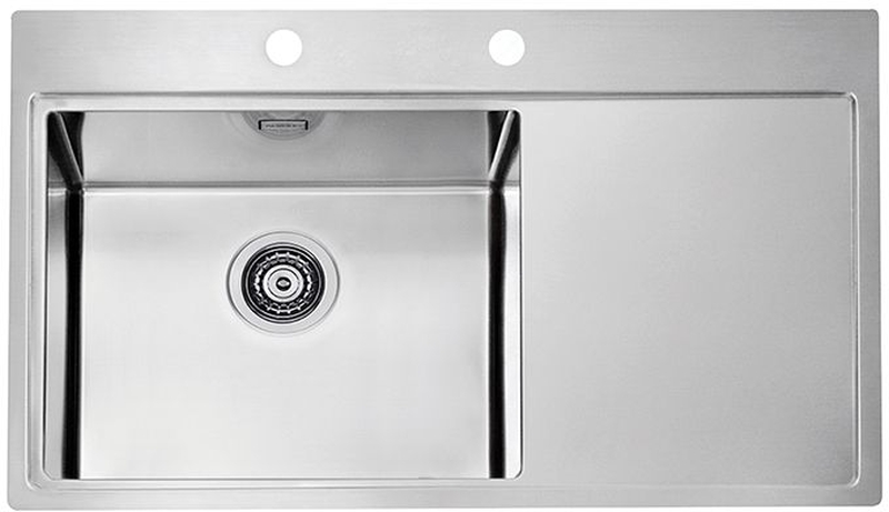 Darmowa Dostawa - Zlewozmywak stalowy 86x52.5 cm stal Alveus Pure 1149517