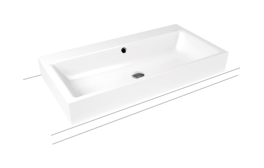 Darmowa Dostawa - Umywalka 90x46 cm prostokątna nablatowa biała Kaldewei Puro 900806013001