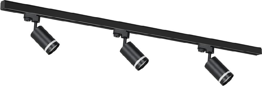 Darmowa Dostawa - Zestaw szynoprzewód z reflektorami 3x20 W czarny Milagro Pipe Ring ML8721