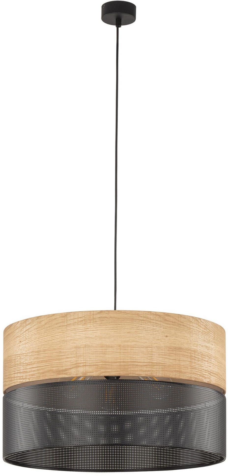 Darmowa Dostawa - Lampa wisząca 3x15 W czarna TK Lighting Nicol 4798