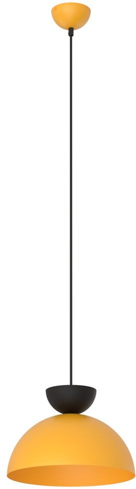 Darmowa Dostawa - Lampa wisząca 1x12 W czarna-żółta Emibig Lunaro 14741L