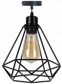 Darmowa Dostawa - Lampa wisząca 1x60 W czarna TooLight Reno OSW00015