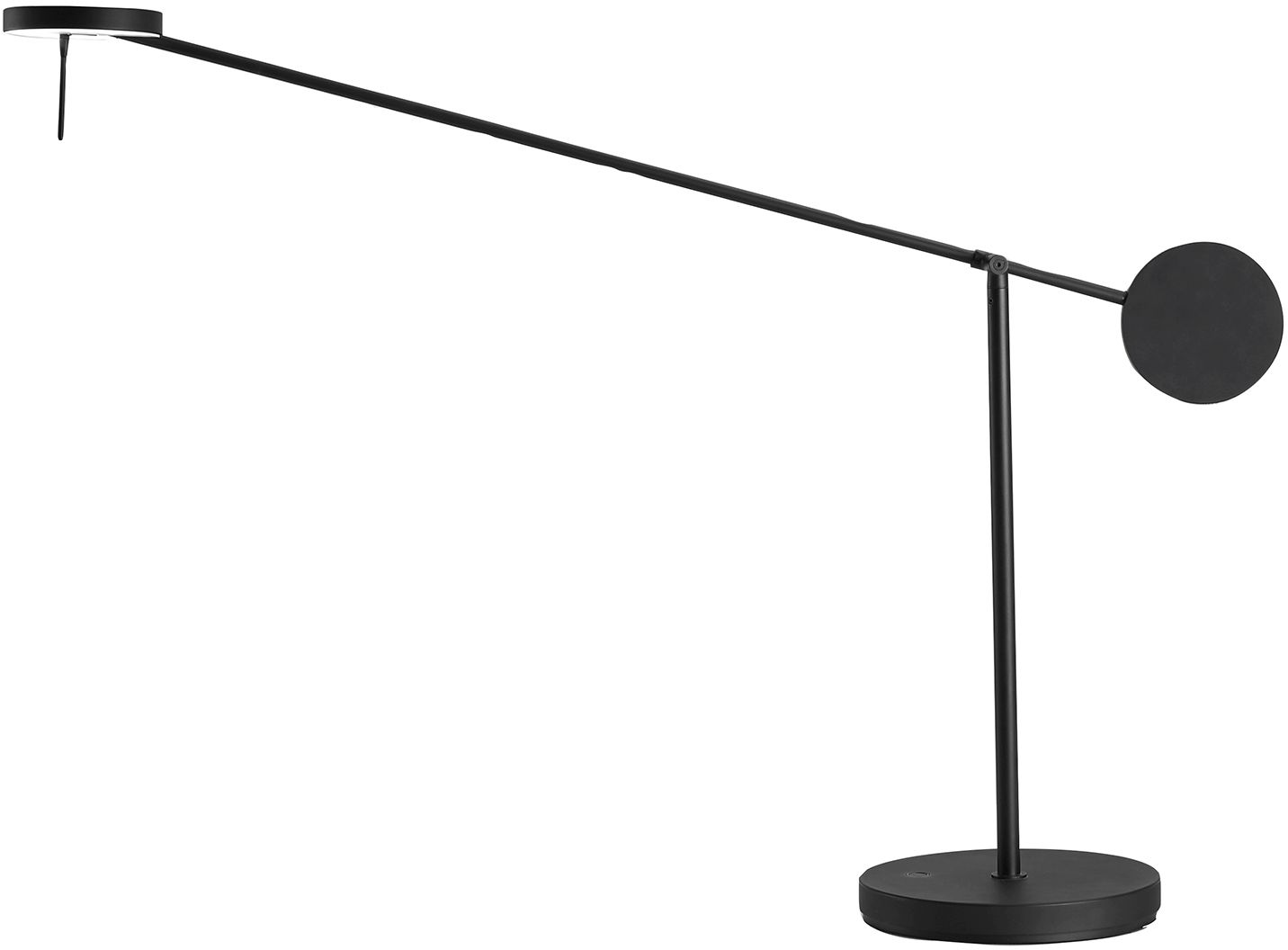 Darmowa Dostawa - Lampa biurkowa 1x9 W czarny Leds C4 Invisible 1056930505