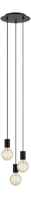 Darmowa Dostawa - Lampa wisząca 3x40 W czarna Markslöjd Cielo 108733