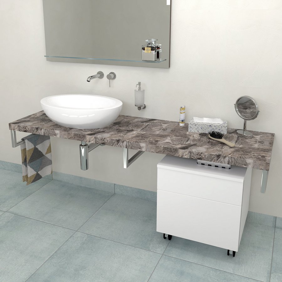 Darmowa Dostawa - Blat 160x49.5 cm szary Sapho Avice AV1610