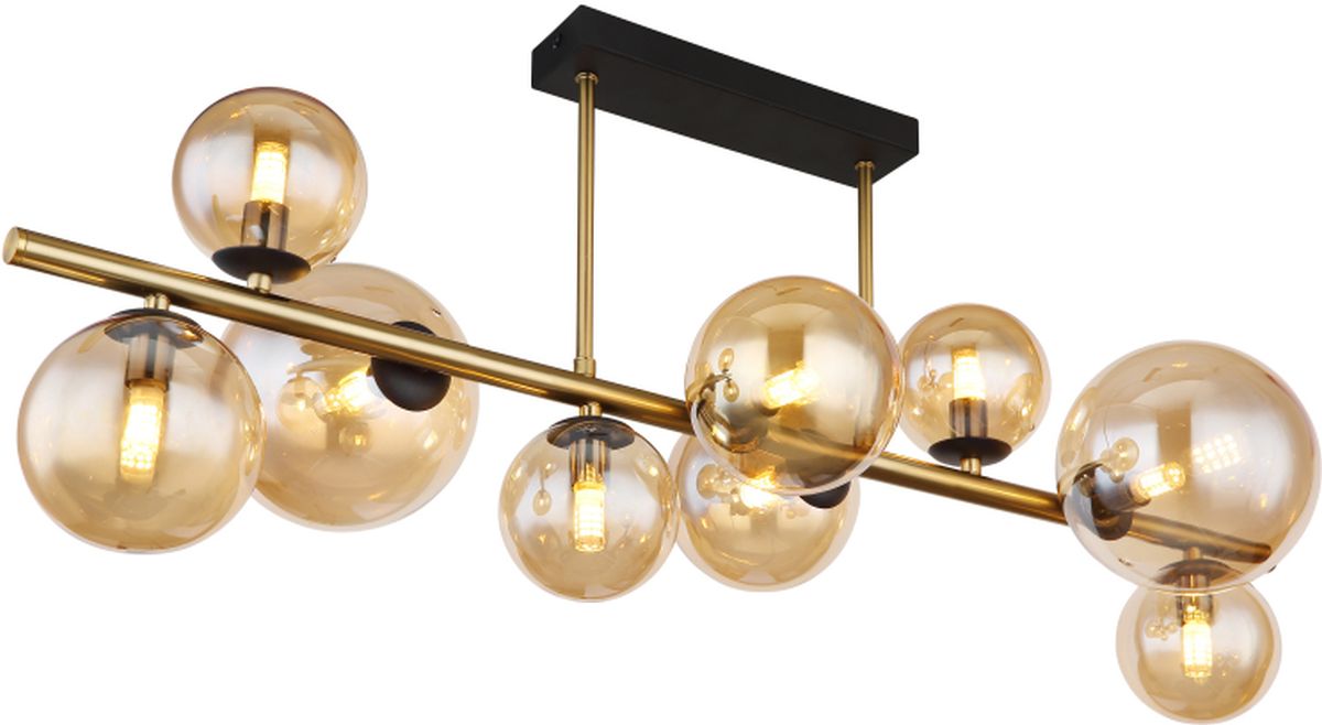 Darmowa Dostawa - Lampa podsufitowa powyżej 6x3.5 W czarny Globo Lighting Riha 561359D