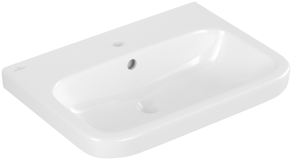 Darmowa Dostawa - Umywalka 65x47 cm prostokątna ścienna biała Villeroy & Boch Architectura 4188KGR1