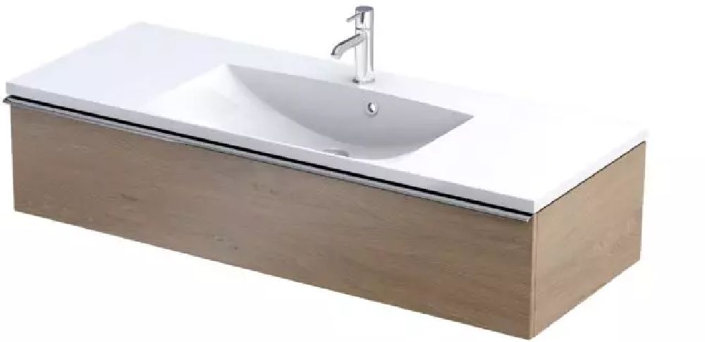 Darmowa Dostawa - Szafka 119.6x45.5x25 cm podumywalkowa wisząca dąb Oristo Etna OR52SD1S12078