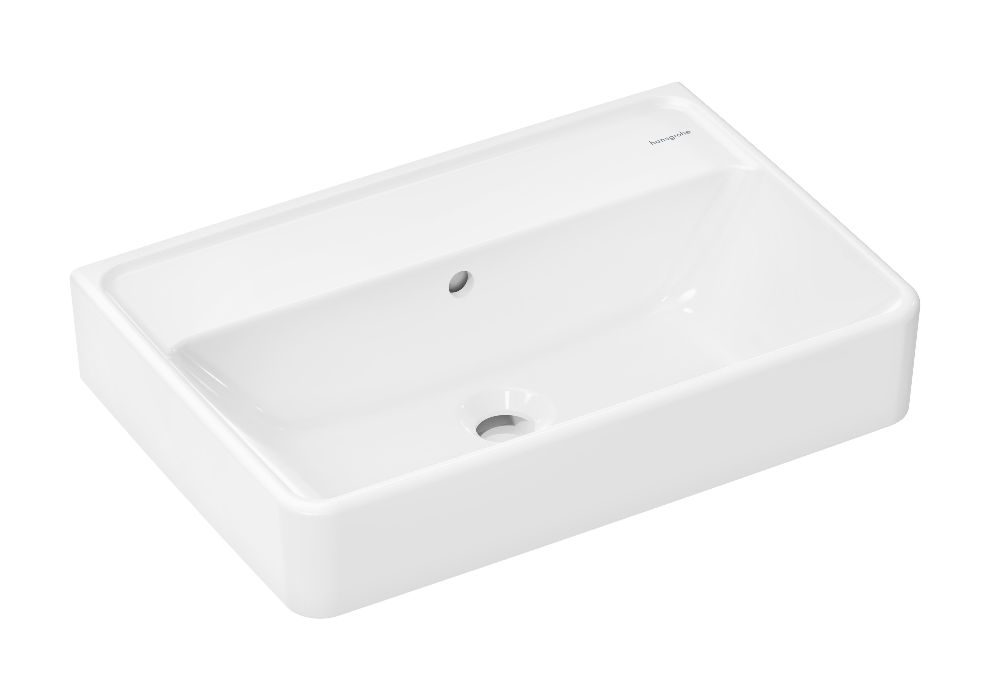 Darmowa Dostawa - Umywalka 55x37 cm prostokątna ścienna biała Hansgrohe Xanuia Q 60210450