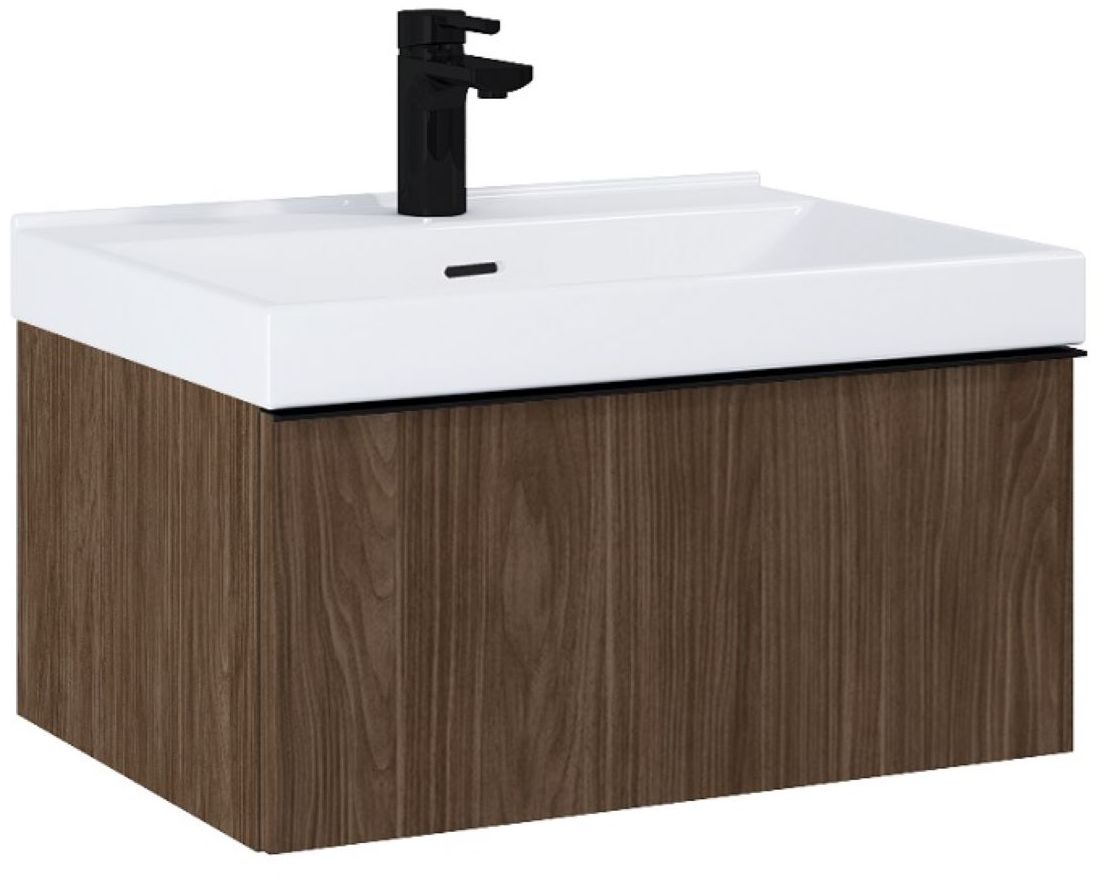 Darmowa Dostawa - Szafka 60x44.9x28.1 cm podumywalkowa wisząca orzech Elita Look RE010603027060